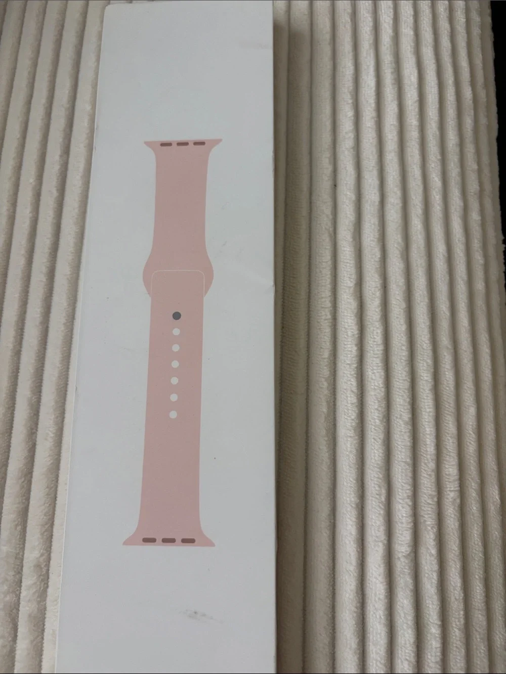 Apple Pink Silicone Sport Band for Smartwatch Applewatch SE & series 6